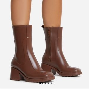 EGO brown rain boots